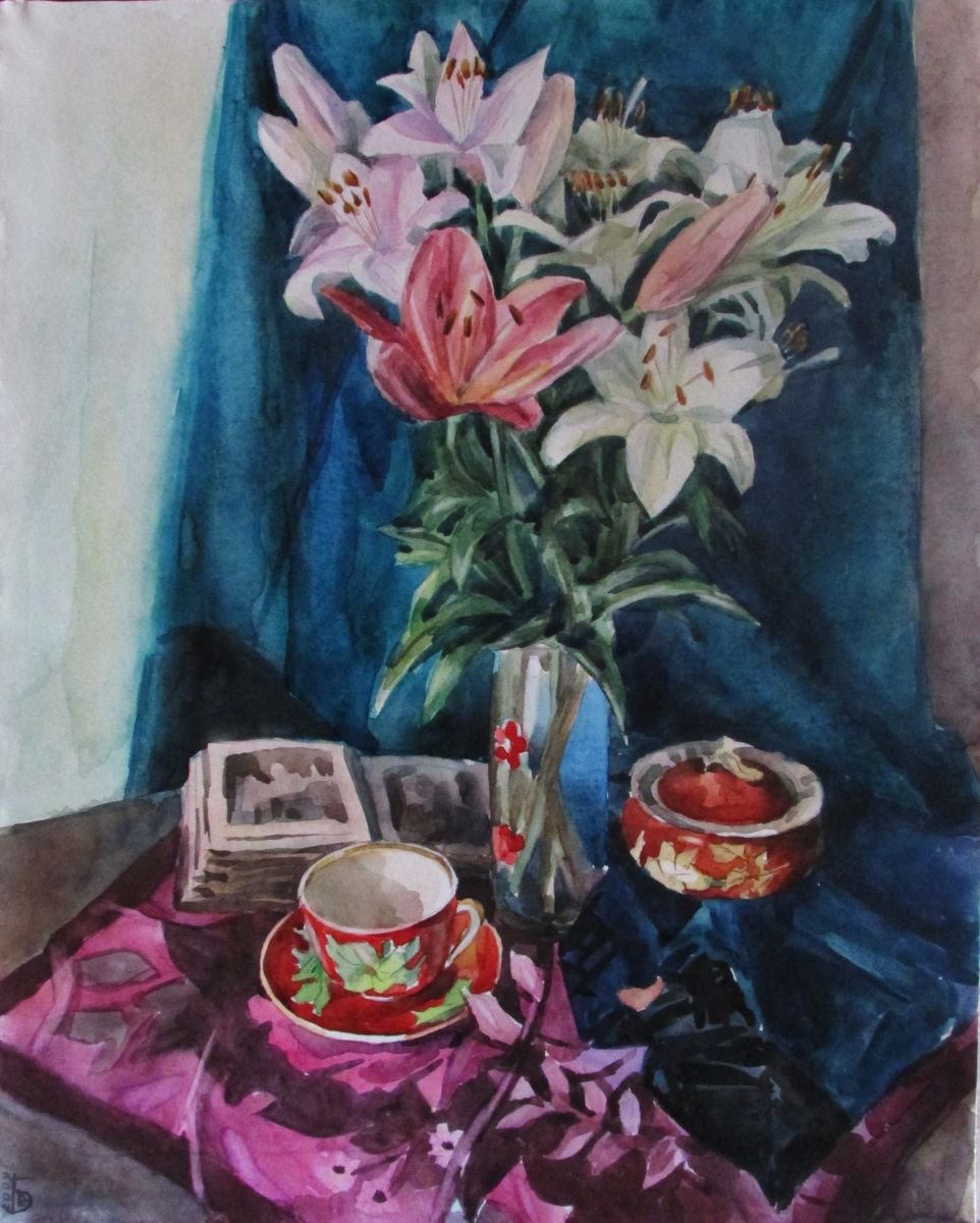 Lilies by Kateryna Bortsova
