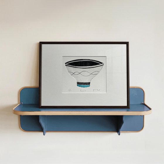 Midcentury Bowl No.1 original drypoint