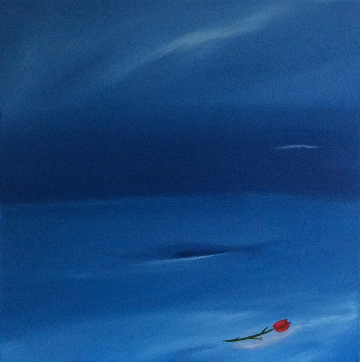 -Drifted By Love-? 40x40x4cm by Black Beret