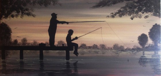 "Fishing with Grandpa"