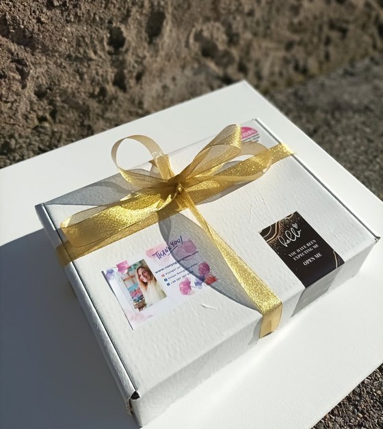 Art gift box - Sunflowers field