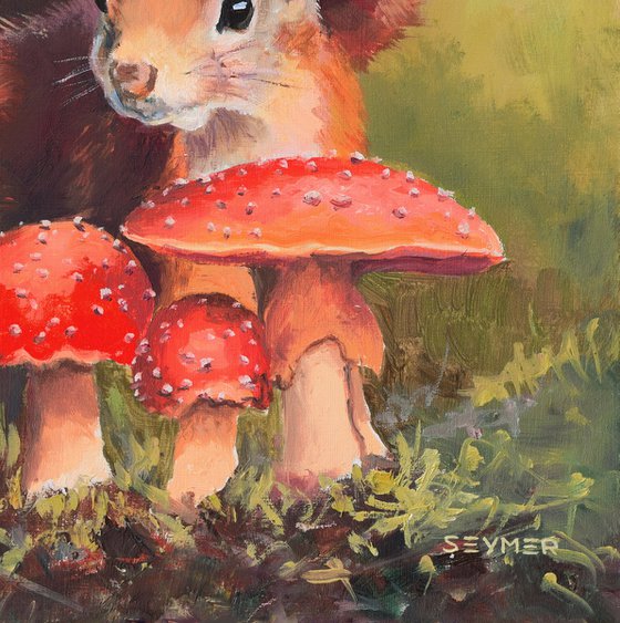 ‘A cute visitor’