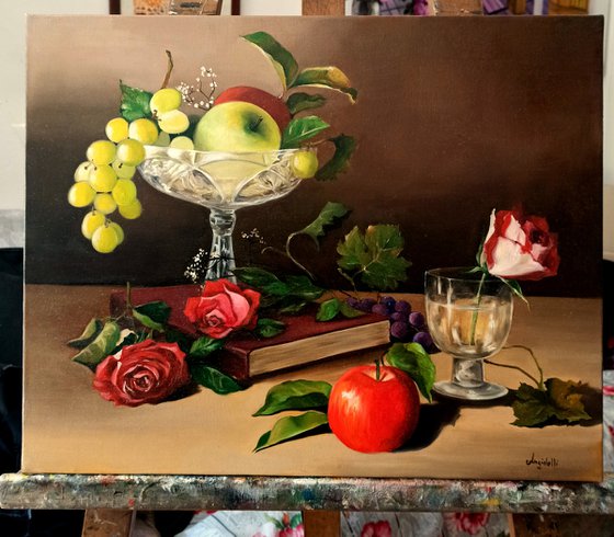 Ricordi - still life - oil painting