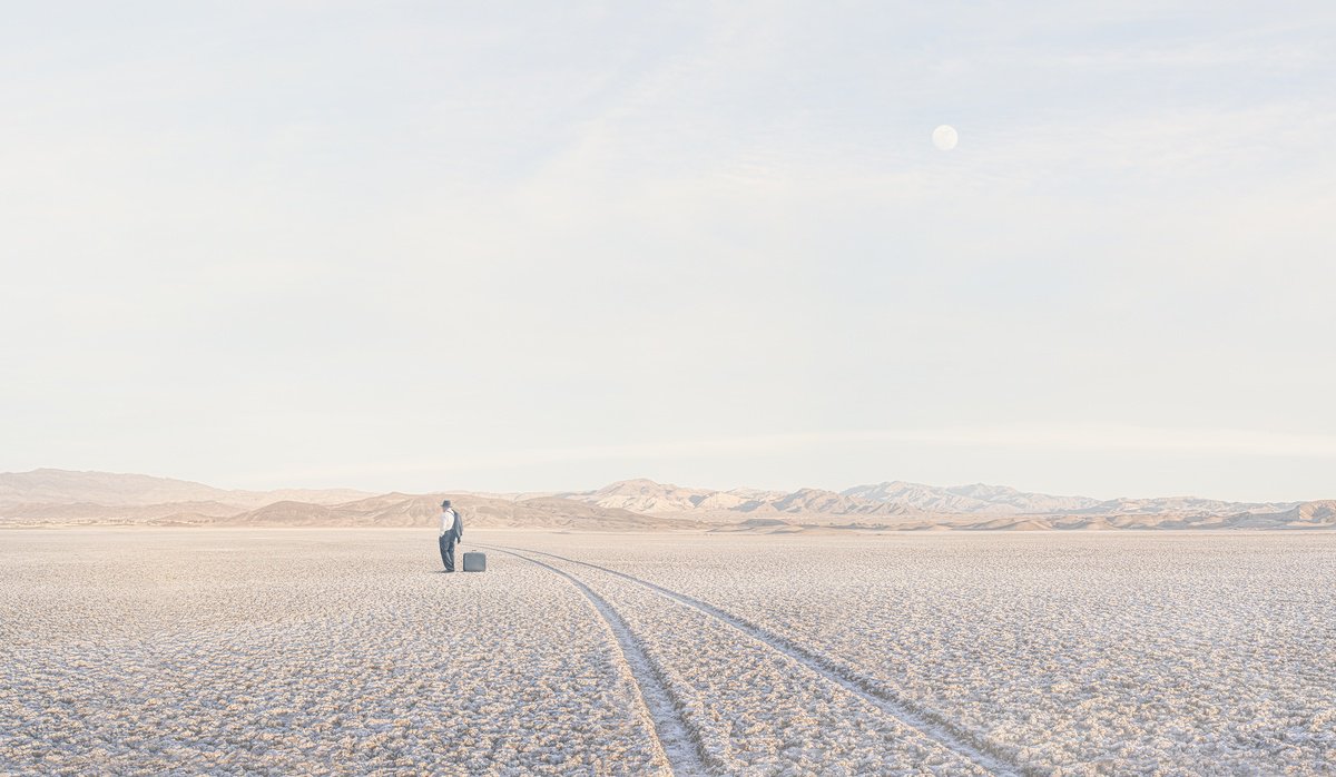 The man in the Desert by Dmitry Ersler