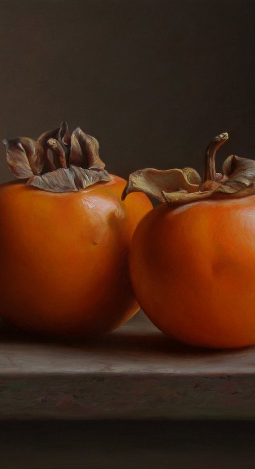 Persimmons by Albert Kechyan