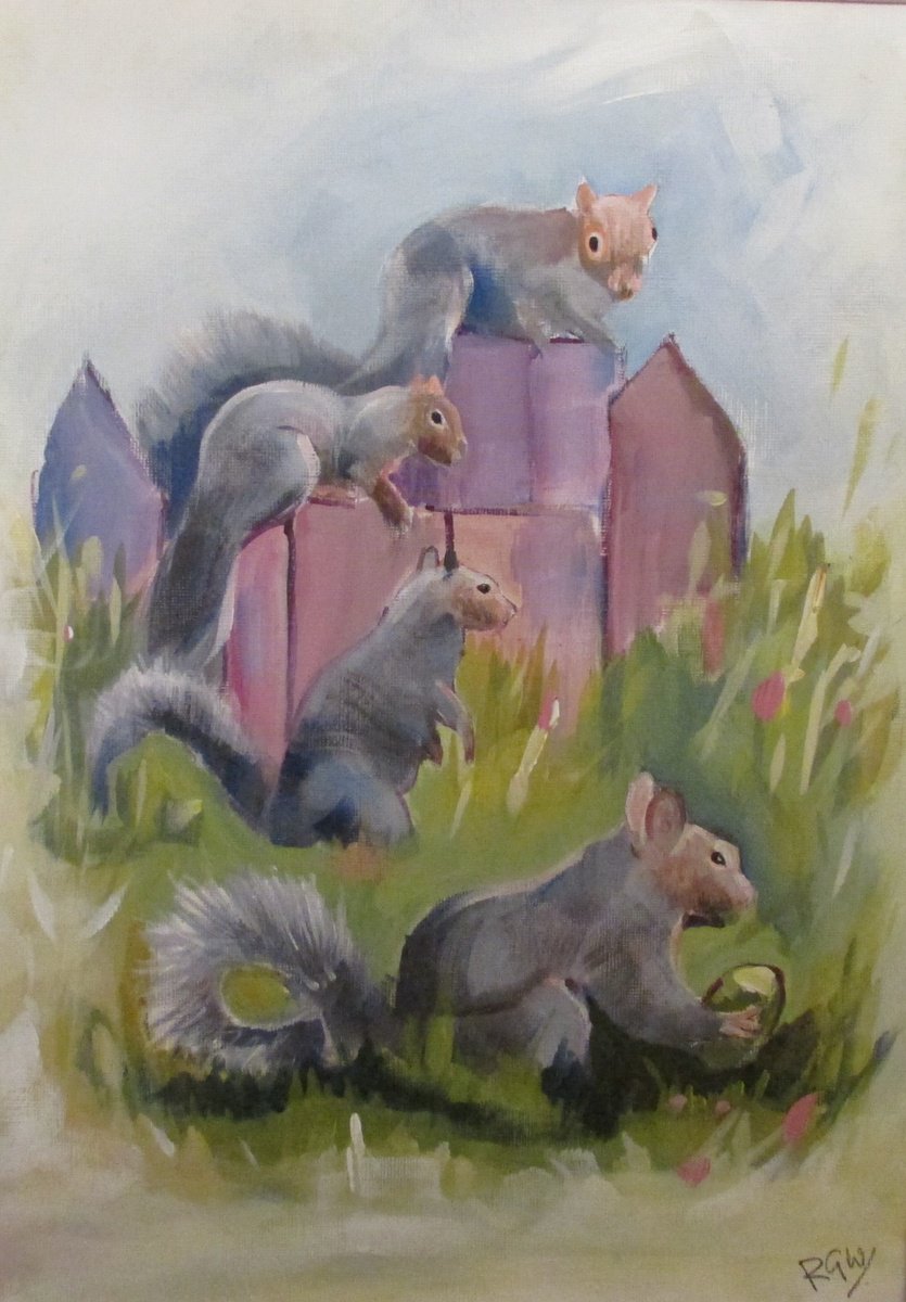 Squirrels by Robert Wells