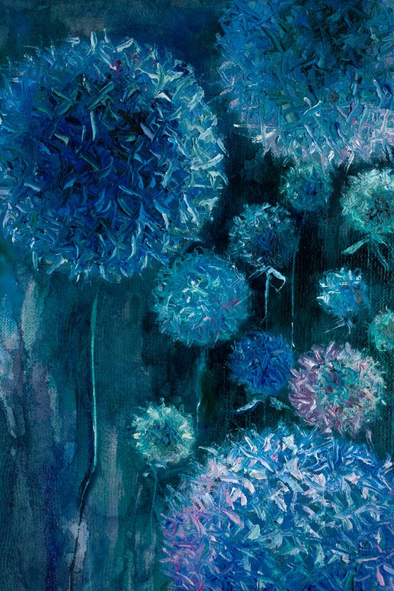 Blue flowers