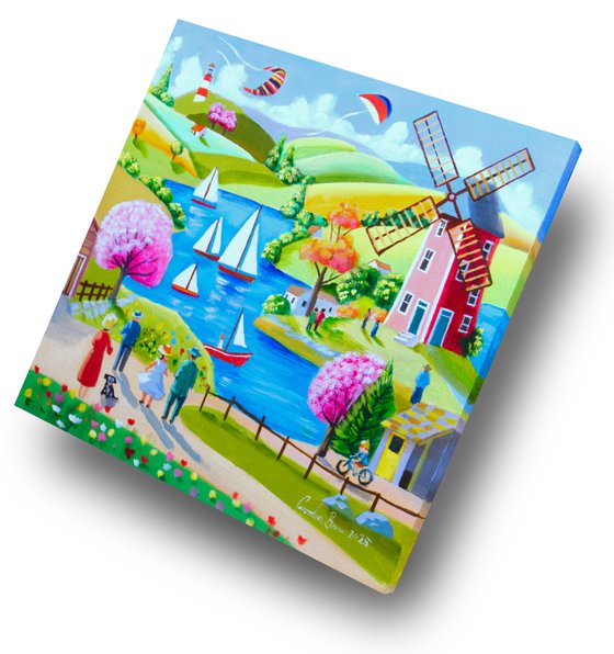 Breezy Day by the Windmill