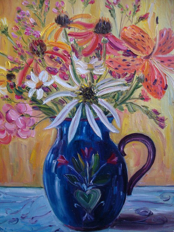 Blue vase