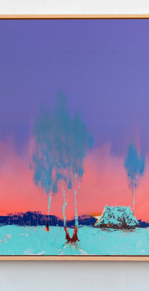 Snowy Twilight by Bohdan Katolyk