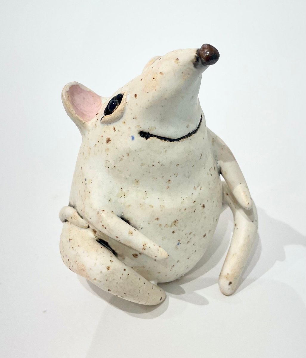 Expressive Clay Sculpture , A Mouse