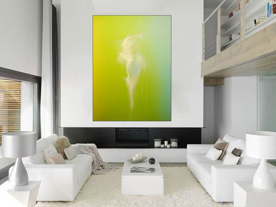Extra Large Painting Contemporary Art - Fragrance of Summer Jump (132b15)