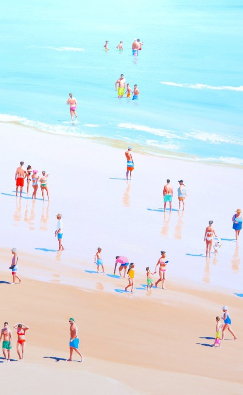 Sunny beach day (framed) by Carlos Martín