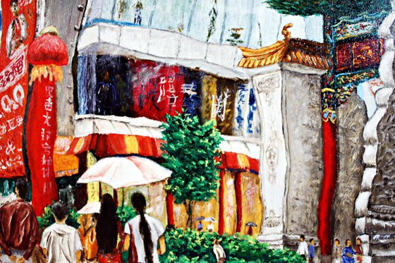 August in Kung Ming. Gate of Sashi Yi.