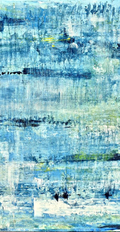 Abstract Painting: Blue2 by Geoff Howard