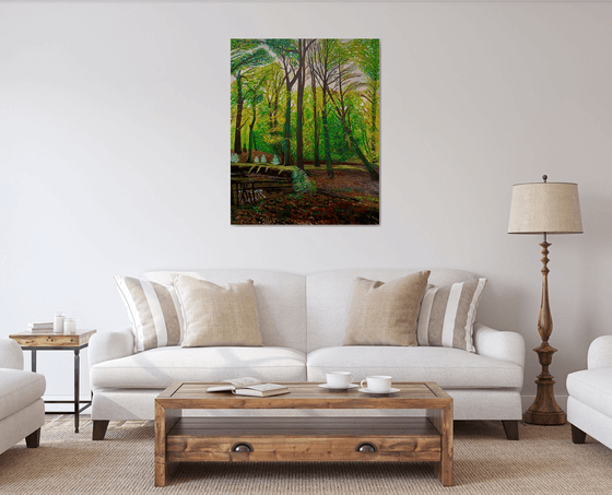 New Forest Trees - 40x32 in.