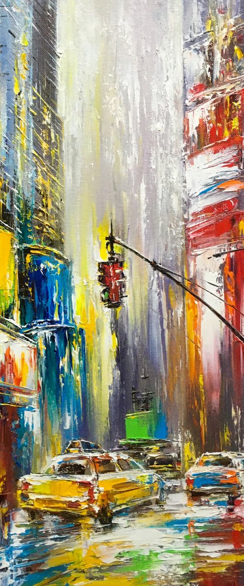 Snow in New York by Olena Romanenko