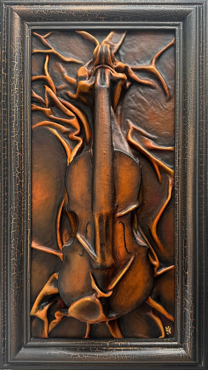 Surrealistic Still Life Sculpture By Jakub Dk - Jakub D Krzewniak, 11 X 19, Frozen Symphony, Original Artwork