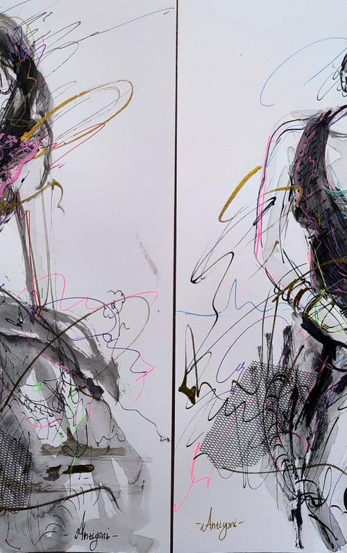 Les Muses Series by Antigoni Tziora