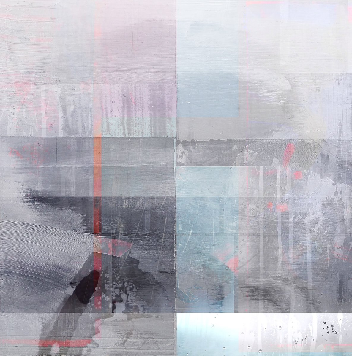 Abstract Print By The Most Active, 17 X 17", Find Yourself No 4, Original Artwork