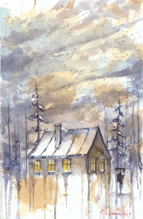 HOUSE IN THE FOREST by Eugene Gorbachenko