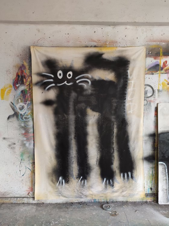 BLACK CAT 158x210cm