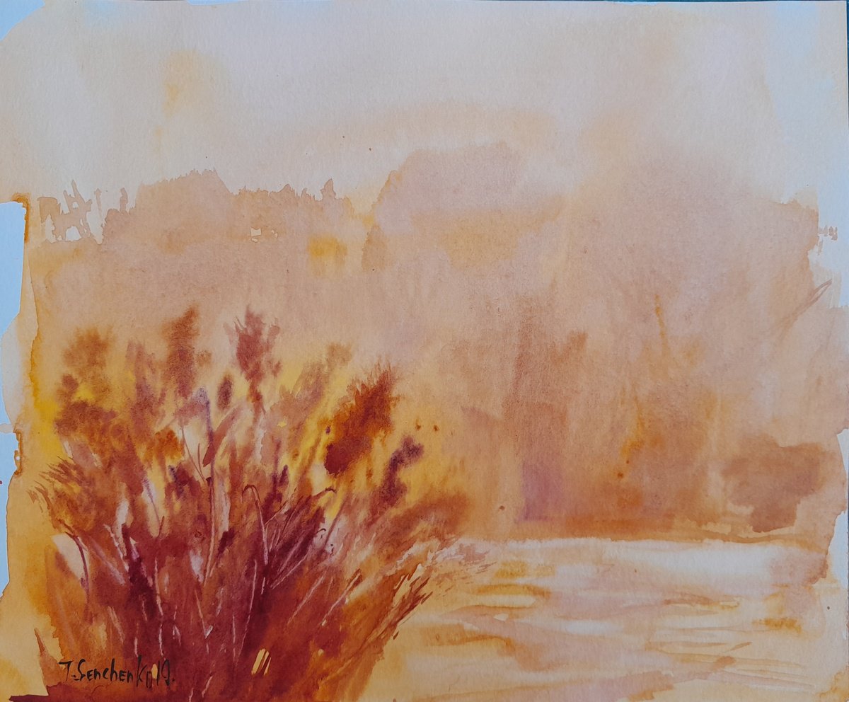 Impressionistic Watercolour , Morning By Tanya Sun, 11 X 9, Artwork For Sale On Artfinder