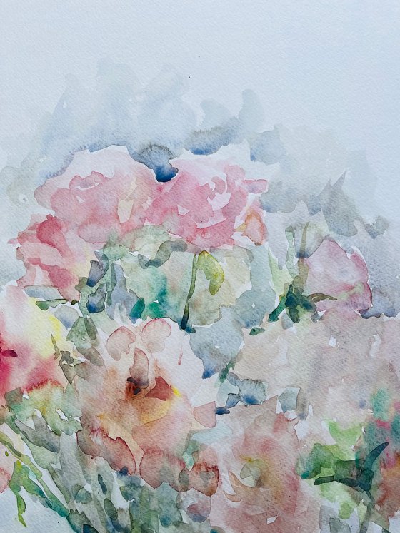 Roses 19,7x25,6 in