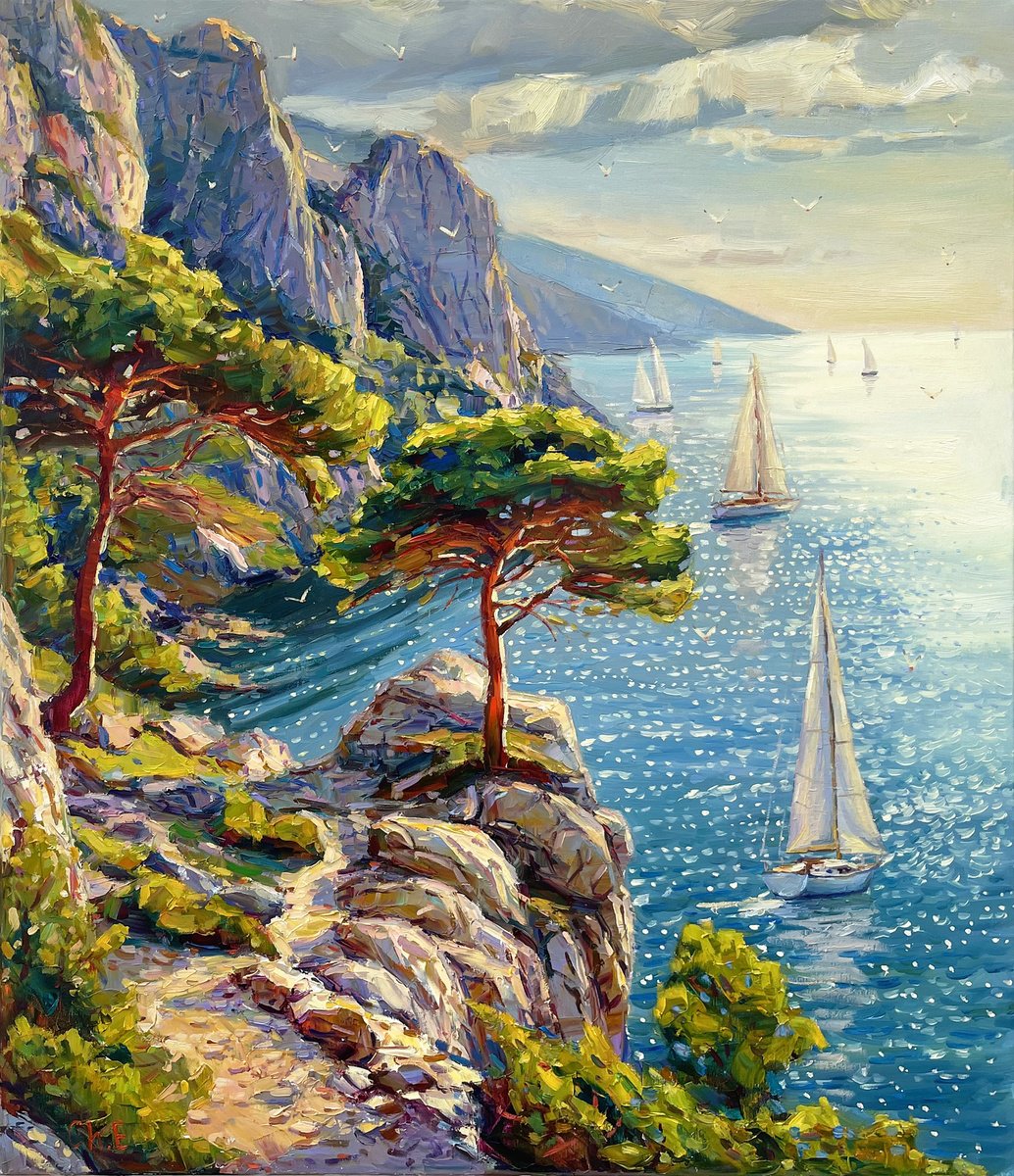 Morning Calm By Evgeny Chernyakovsky, 31 X 37, Artwork For Sale On Artfinder