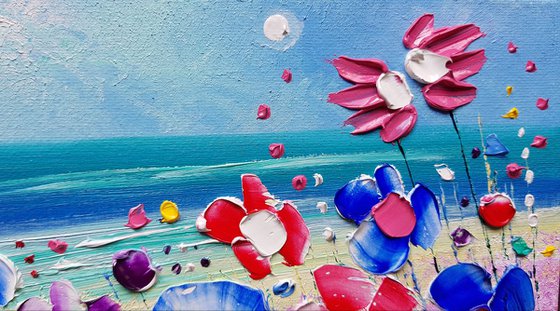 "Jade Beach & Flowers in Love"