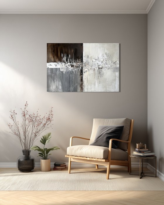 Duality of Elements Brown Grey