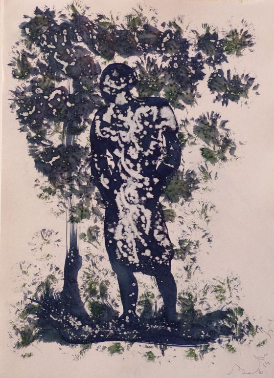Prolegomena, Acrylic on paper #18, 29x42 cm
