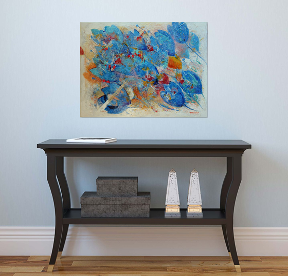 Fantasy with Blue Tulips
