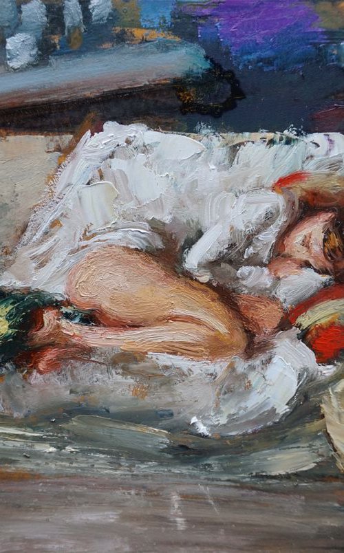 Marlène dort by Manuel Leonardi