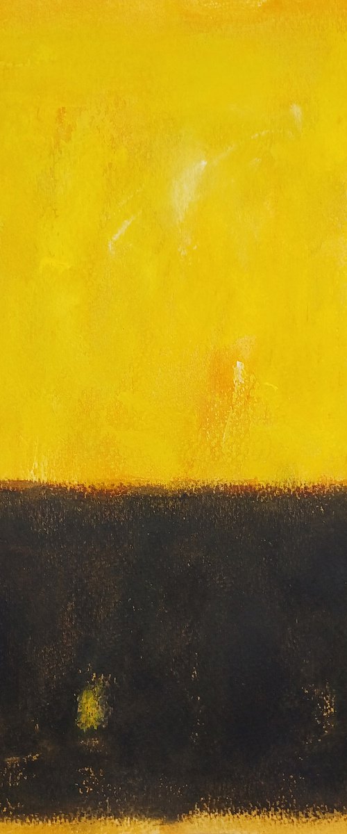Yellow and black  II by Luis  Medina