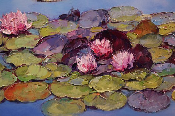 "Lilies on the Pond"