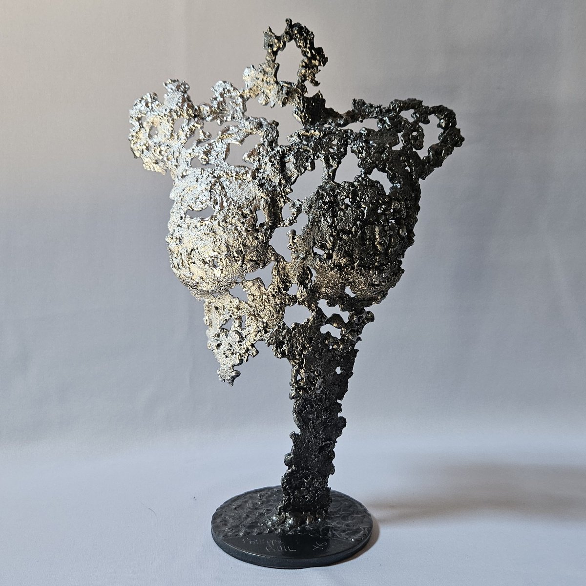 Expressive Portrait Sculpture By Philippe Buil, 8 X 12", Pavarti Rose, Original Artwork