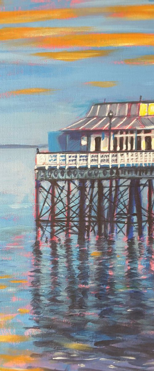 Llandudno pier by Piers Braybrooke