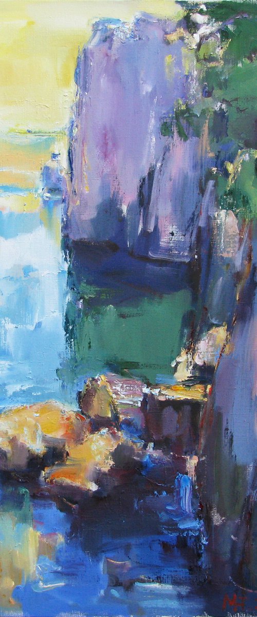 Chekhov Bay (Crimea) by Nelina Trubach-Moshnikova