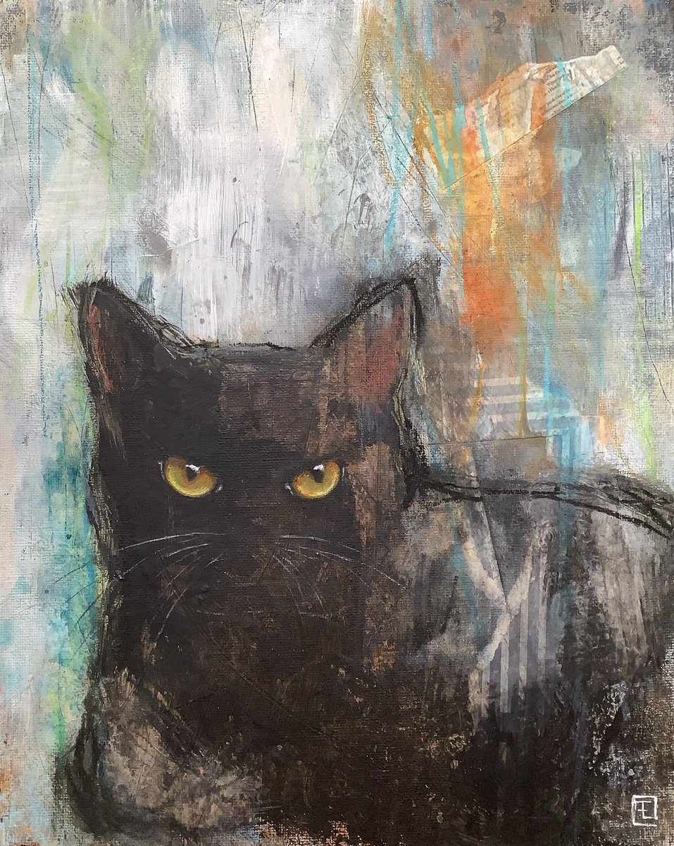 Acrylic Painting , Lucius By Eva Fialka, 9 X 12, Artwork For Sale On Artfinder