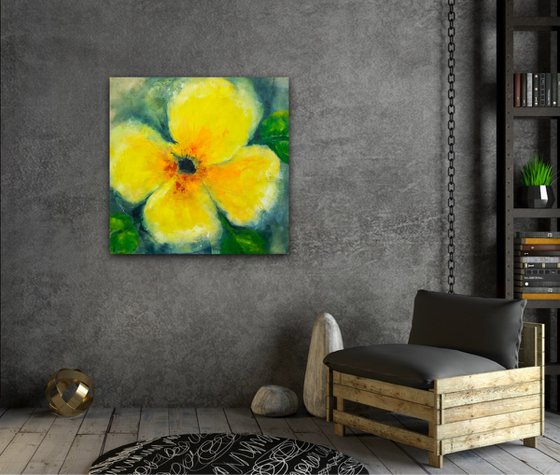 Abstract Floral painting
