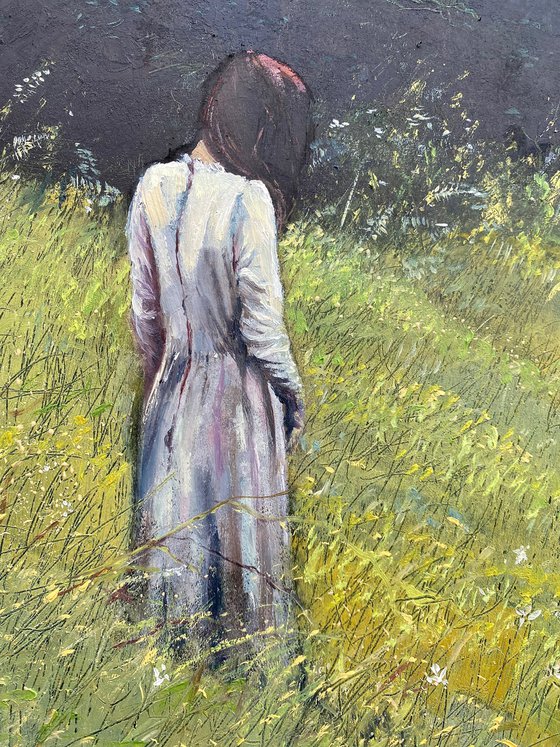 Girl in a Meadow