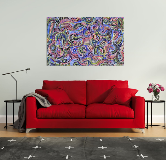 MICROORGANISM 95x150cm