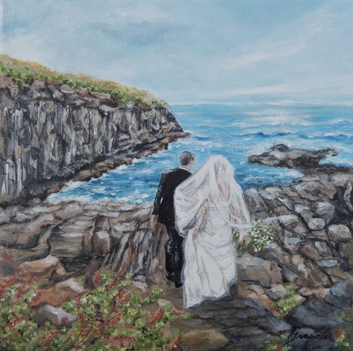 Wedding at the Cliff by Graciela Castro