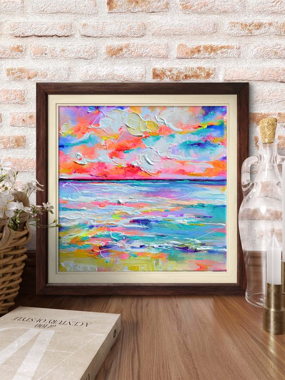 Colors of the Deep - Waves in the sunset
