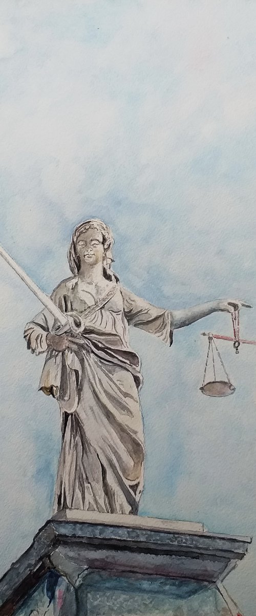 JUSTICIJA GODDESS OF JUSTICE by Zoran Mihajlović Muza