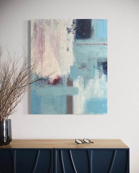 "Lovely Abstract Blue I"