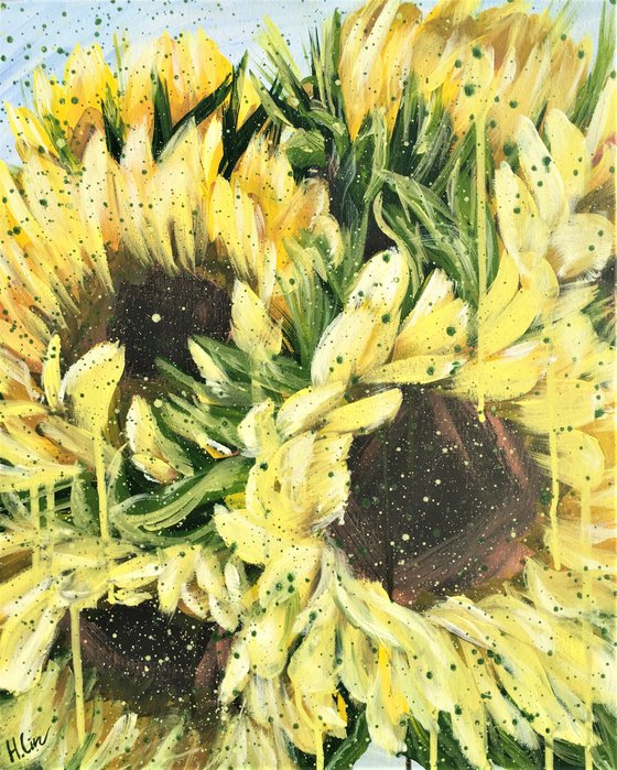Be Your Sunshine - Sunflowers - Award winning artwork