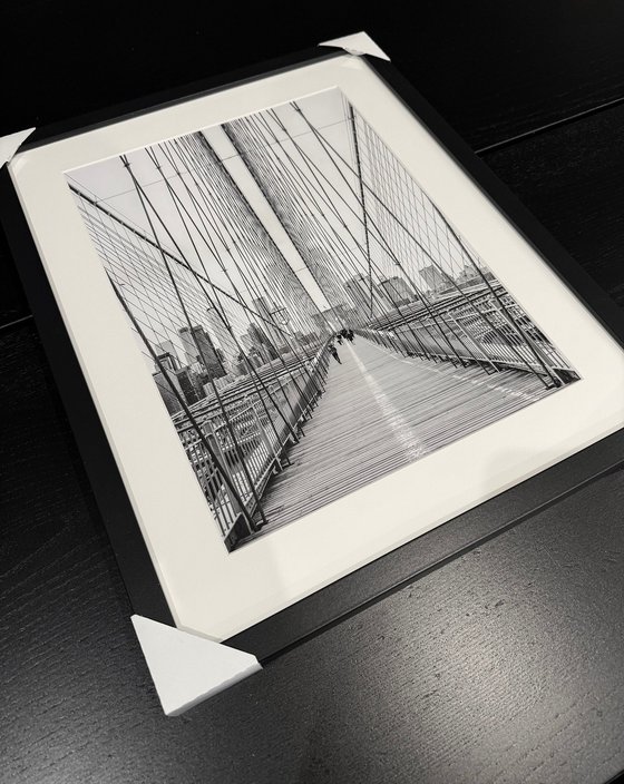 ON THE BRIDGE, NEW YORK CITY