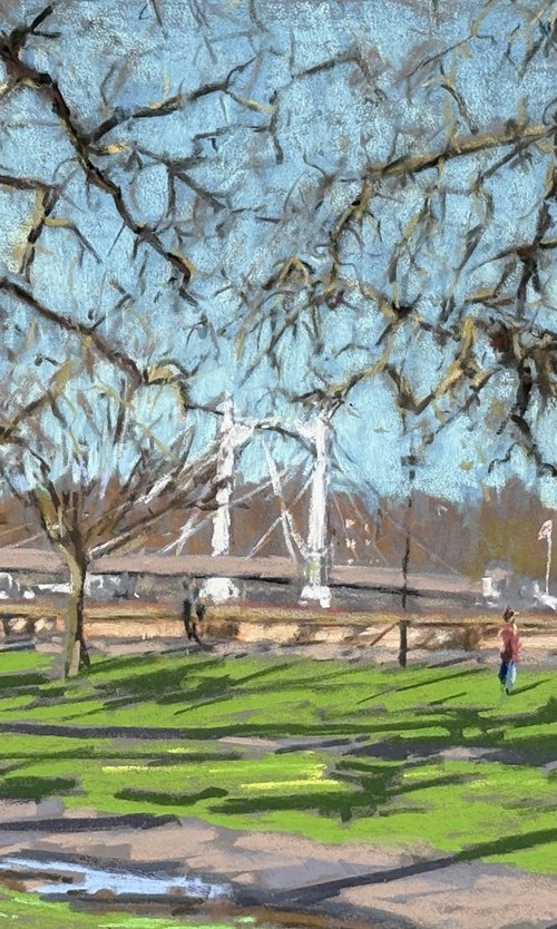 Albert Bridge by Louise Gillard